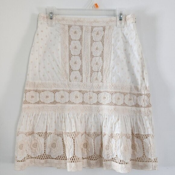 Zimmermann Prima Dot Broiderie Skirt S0 b54 - Picture 4 of 10
